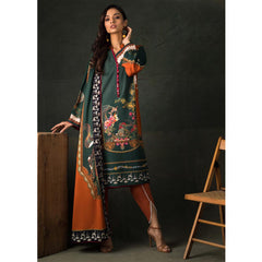 Orchid Digital Printed Linen 3Pcs Un-Stitched Suit - 01, Women, 3Pcs Shalwar Suit, Regalia Textiles, Chase Value