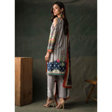 Orchid Digital Printed Linen 3Pcs Un-Stitched Suit - 10, Women, 3Pcs Shalwar Suit, Regalia Textiles, Chase Value