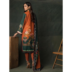 Orchid Digital Printed Linen 3Pcs Un-Stitched Suit - 01, Women, 3Pcs Shalwar Suit, Regalia Textiles, Chase Value