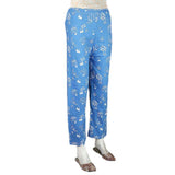 Women's Printed Trouser - Royal Blue - test-store-for-chase-value