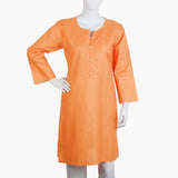 Women's Basic Kurti - Peach, Women Ready Kurtis, Chase Value, Chase Value