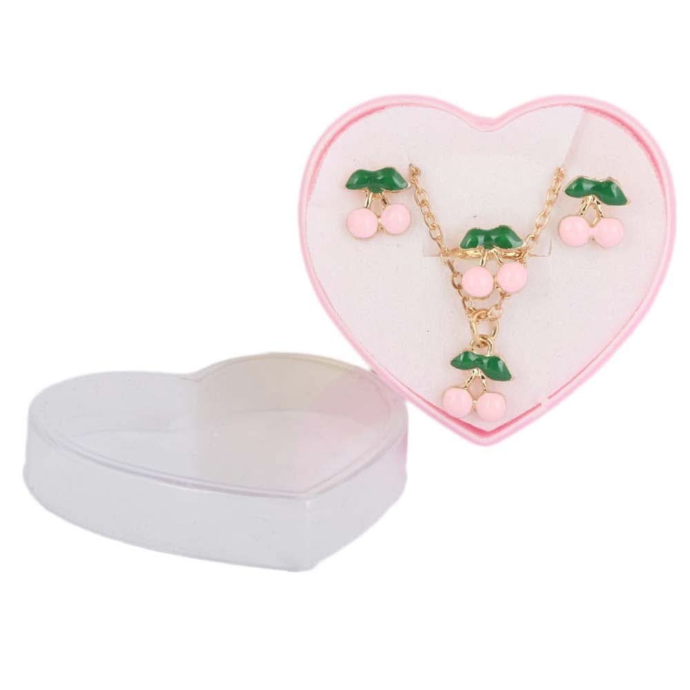 Girls Locket Set - Pink, Kids, Jewellery Sets, Chase Value, Chase Value