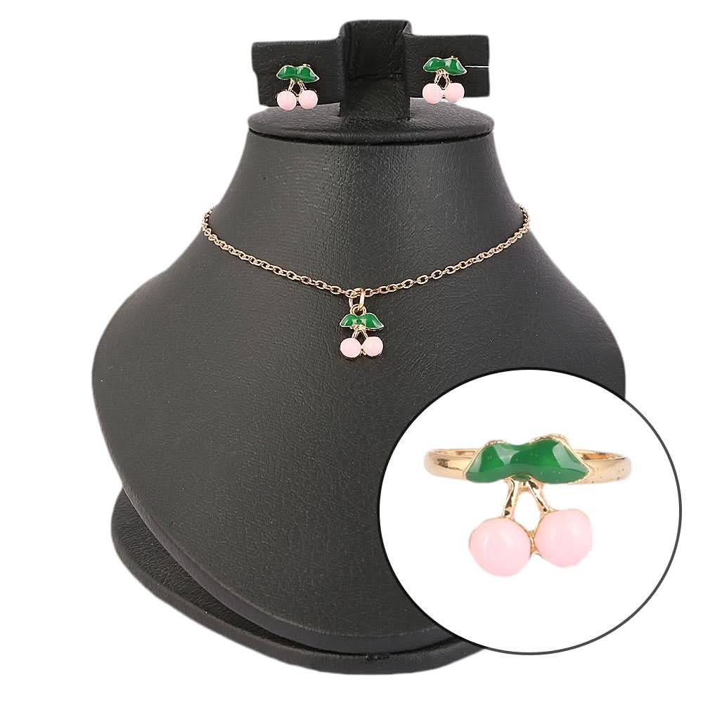 Girls Locket Set - Pink, Kids, Jewellery Sets, Chase Value, Chase Value
