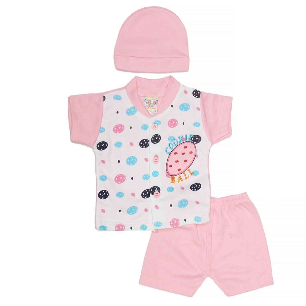 Newborn Boys Suits 3Pcs -Pink, Kids, NB Boys Sets And Suits, Chase Value, Chase Value