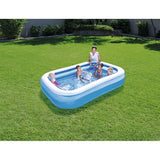 Bestway Inflatable Rectangular Family Swimming Pool 54006, Kids, Swimming, Chase Value, Chase Value