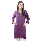 Karizma Chahat Printed Lawn 1 Pcs Un-Stitched Kurti - Purple, Women, Unstitched Kurti, United Textiles, Chase Value