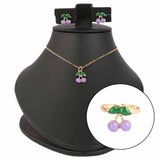 Girls Locket Set - Purple, Kids, Jewellery Sets, Chase Value, Chase Value
