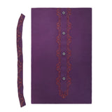Men's Mashriq Embroidered Un-Stitched Suit - Purple, Men, Unstitched Fabric, Chase Value, Chase Value