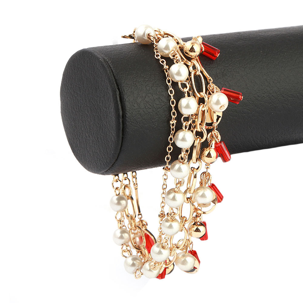 Women's Bracelet - Red, Women, Bangles & Bracelets, Chase Value, Chase Value