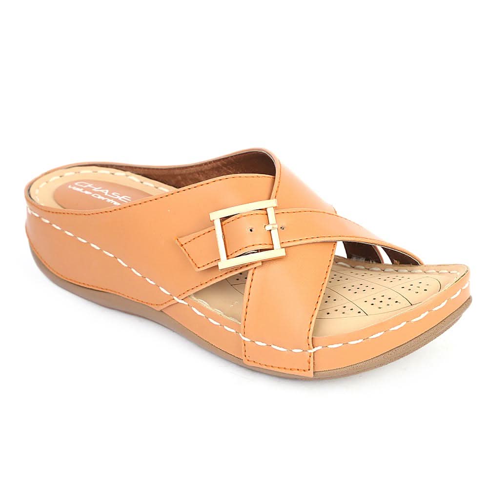 Women's Slipper ( R-6 ) - Mustard, Women, Slippers, Chase Value, Chase Value
