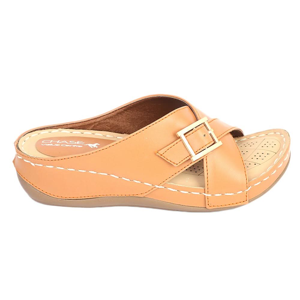 Women's Slipper ( R-6 ) - Mustard, Women, Slippers, Chase Value, Chase Value
