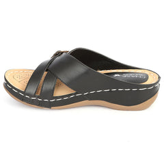 Women's Slipper ( R-6 ) - Black, Women, Slippers, Chase Value, Chase Value