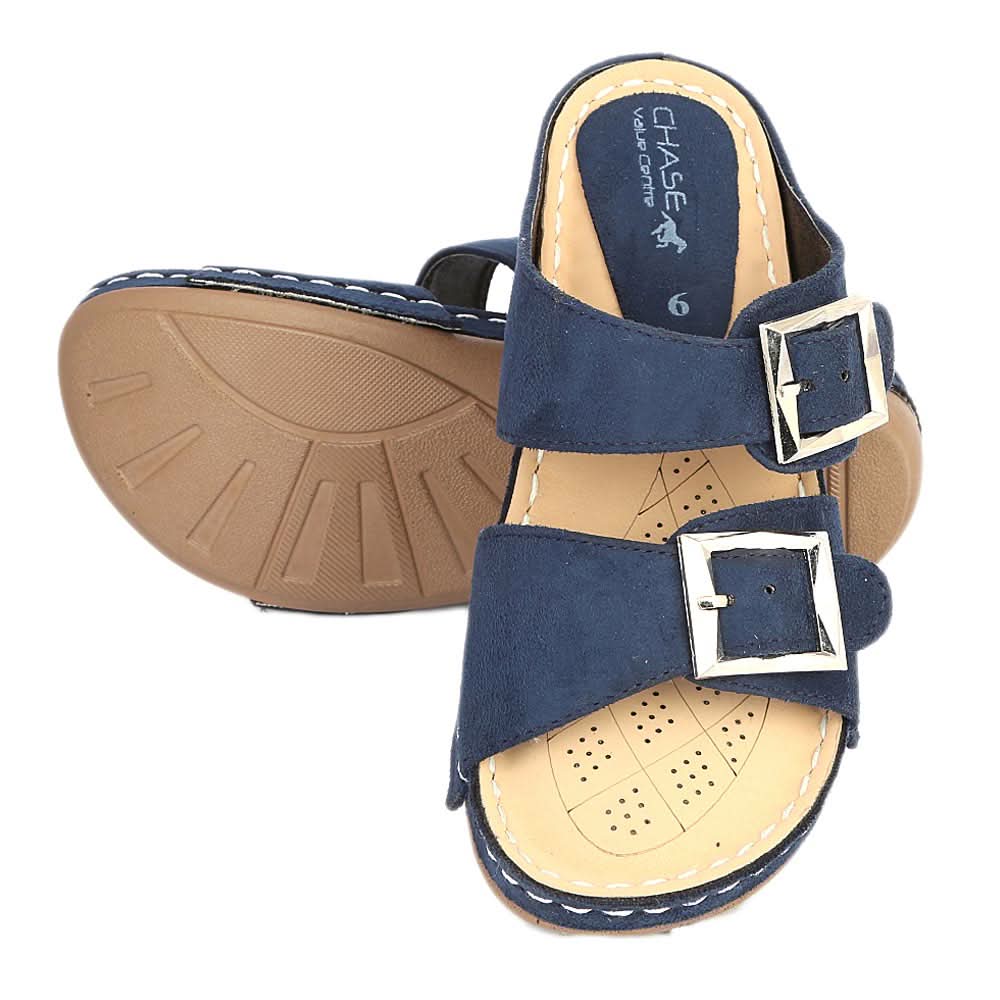 Women's Slipper ( R-7 ) - Blue, Women, Slippers, Chase Value, Chase Value
