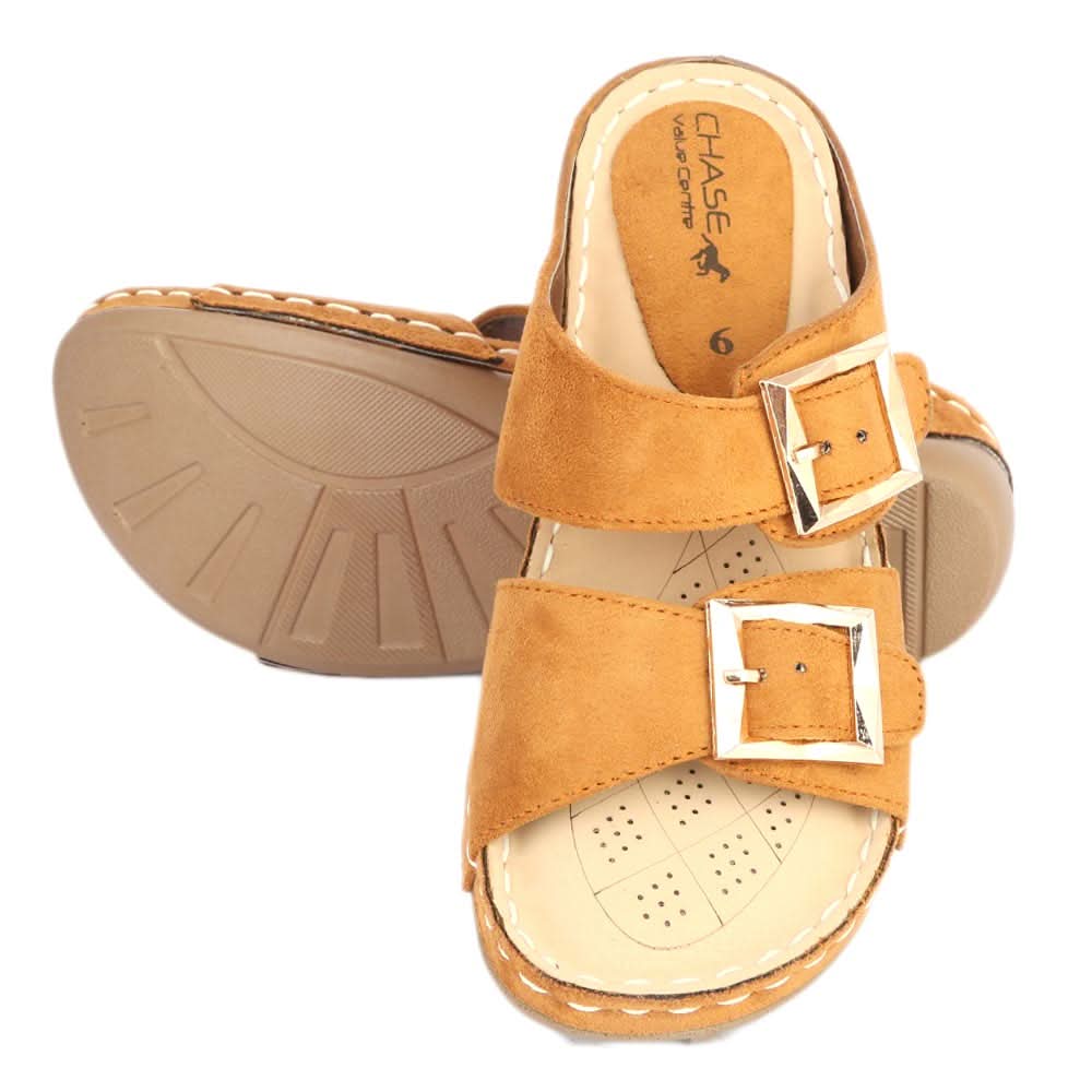 Women's Slipper ( R-7 ) - Mustard, Women, Slippers, Chase Value, Chase Value