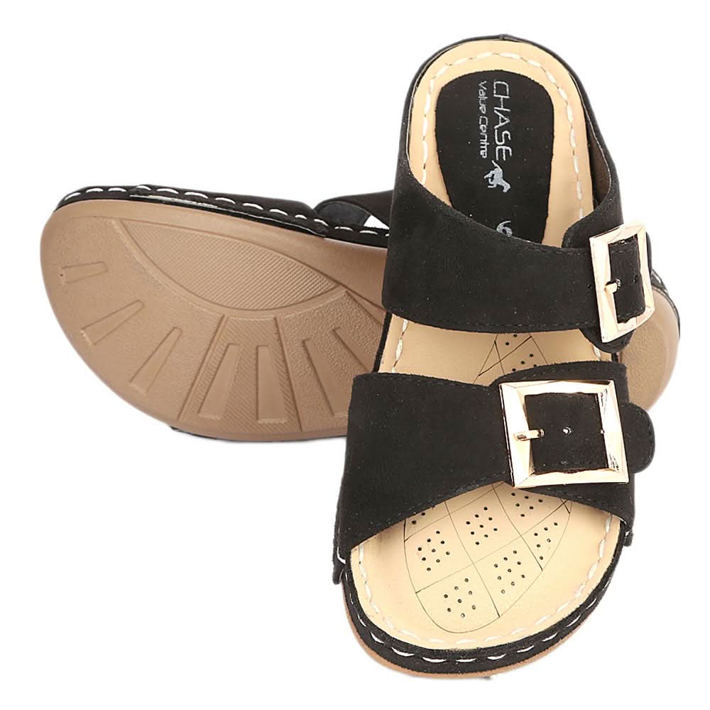 Women's Slipper ( R-7 ) - Black, Women, Slippers, Chase Value, Chase Value
