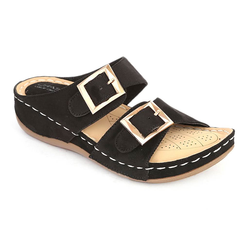 Women's Slipper ( R-7 ) - Black, Women, Slippers, Chase Value, Chase Value