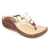 Women's Fancy Slipper ( R-8 ) - Brown, Women, Slippers, Chase Value, Chase Value