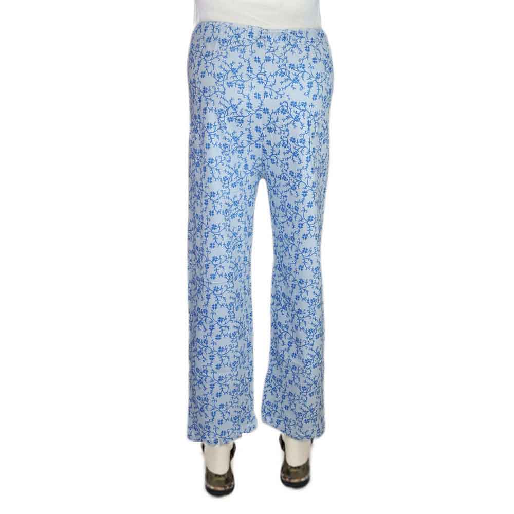 Women's Printed Trouser - Blue - test-store-for-chase-value