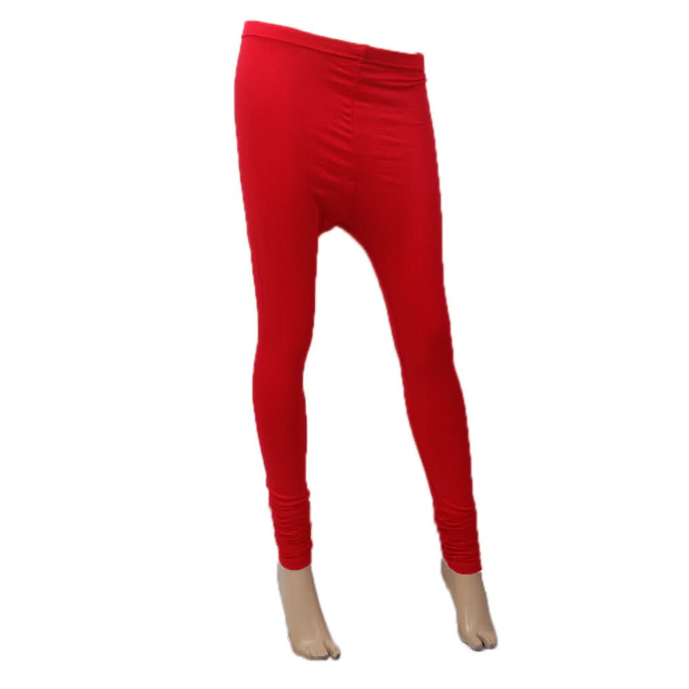 Women's  Plain Tights - Red, Women Pants & Tights, Chase Value, Chase Value