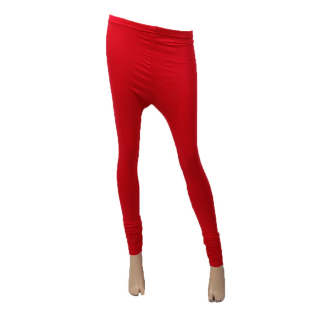 Women's  Plain Tights - Red, Women Pants & Tights, Chase Value, Chase Value
