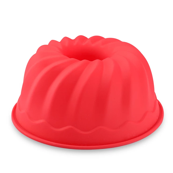 Cake Mould Silicon (L) - Red, Home & Lifestyle, Baking, Chase Value, Chase Value