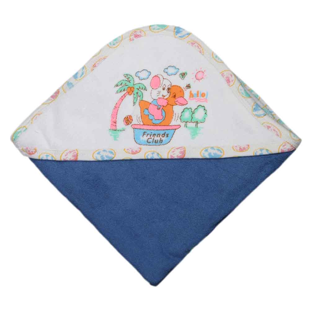 Newborn Baby Bath Towel -  Royal Blue, Kids, Bath Accessories, Chase Value, Chase Value