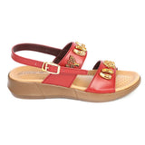 Women's Sandal ( S-222 ) - Red, Women, Sandals, Chase Value, Chase Value