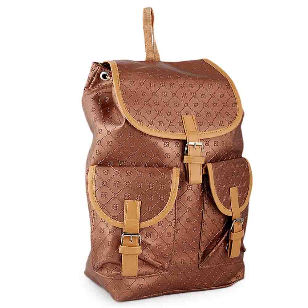 Women's Backpack (ZH-8) - Brown, Women, Bags, Chase Value, Chase Value