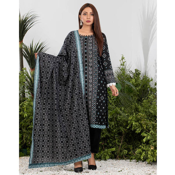 Sahil Printed Black & White Lawn Collection 3 Pcs Un-Stitched Suit - 3, Women, 3Pcs Shalwar Suit, ZS Textiles, Chase Value
