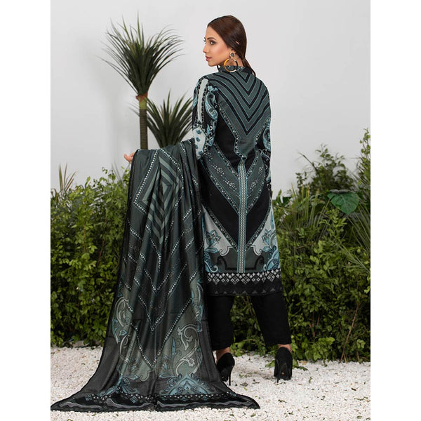 Sahil Printed Black & White Lawn Collection 3 Pcs Un-Stitched Suit - 4, Women, 3Pcs Shalwar Suit, ZS Textiles, Chase Value
