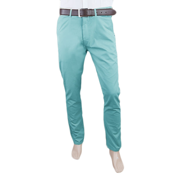 Men's Basic Cotton Pant - Sea Green, Men, Casual Pants And Jeans, Chase Value, Chase Value