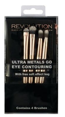 Makeup Revolution Ultra Metals Go Eye Contouring, Beauty & Personal Care, Brushes And Applicators, Chase Value, Chase Value