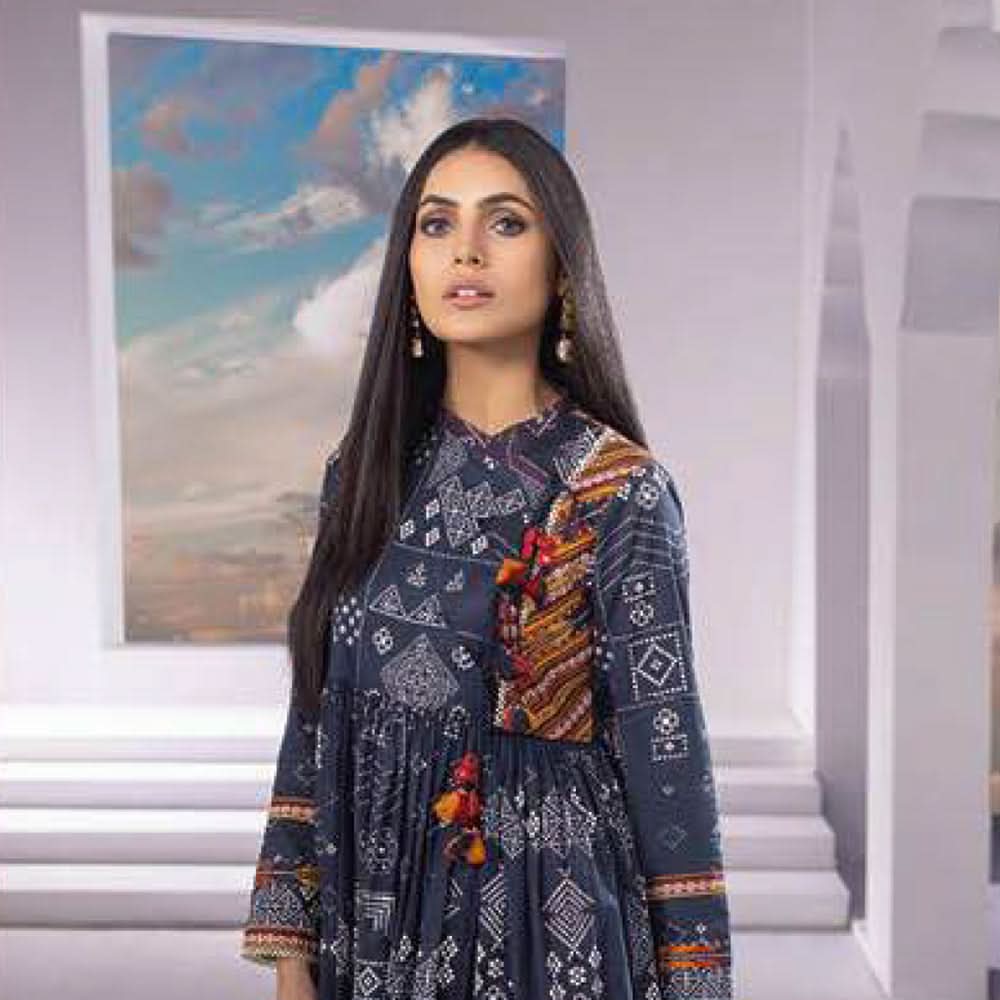 Sapphire Lawn 1Pcs Un-Stitched Shirt Vol 1 WOEM - Seville, Women, Unstitched Kurti, Sapphire, Chase Value
