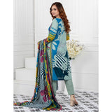 Signature Icon Printed Lawn 3 Pcs Un-Stitched Suit Vol 1 - 6-B, Women, 3Pcs Shalwar Suit, ZS Textiles, Chase Value