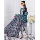 Signature Icon Printed Lawn 3 Pcs Un-Stitched Suit Vol 1 - 8-A, Women, 3Pcs Shalwar Suit, ZS Textiles, Chase Value