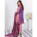 Signature Icon Printed Lawn 3 Pcs Un-Stitched Suit Vol 1 - 8-B, Women, 3Pcs Shalwar Suit, ZS Textiles, Chase Value