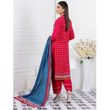 Signature Icon Printed Lawn 3 Pcs Un-Stitched Suit Vol 1 - 9-A, Women, 3Pcs Shalwar Suit, ZS Textiles, Chase Value