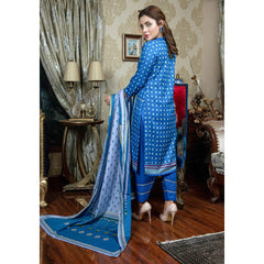 Signature Icon Printed Lawn 3 Pcs Un-Stitched Suit Vol 1 - 9-B, Women, 3Pcs Shalwar Suit, ZS Textiles, Chase Value