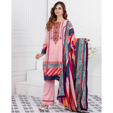 Signature Icon Printed Lawn 3 Pcs Un-Stitched Suit Vol 1 - 5-B, Women, 3Pcs Shalwar Suit, ZS Textiles, Chase Value
