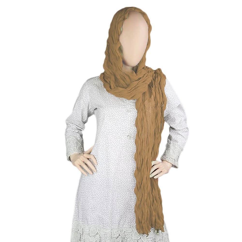 Women's Korkore Chiffon Dupatta - Skin, Women, Dupatta, Chase Value, Chase Value