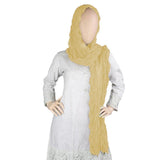 Women's Korkore Chiffon Dupatta - Cream, Women, Dupatta, Chase Value, Chase Value