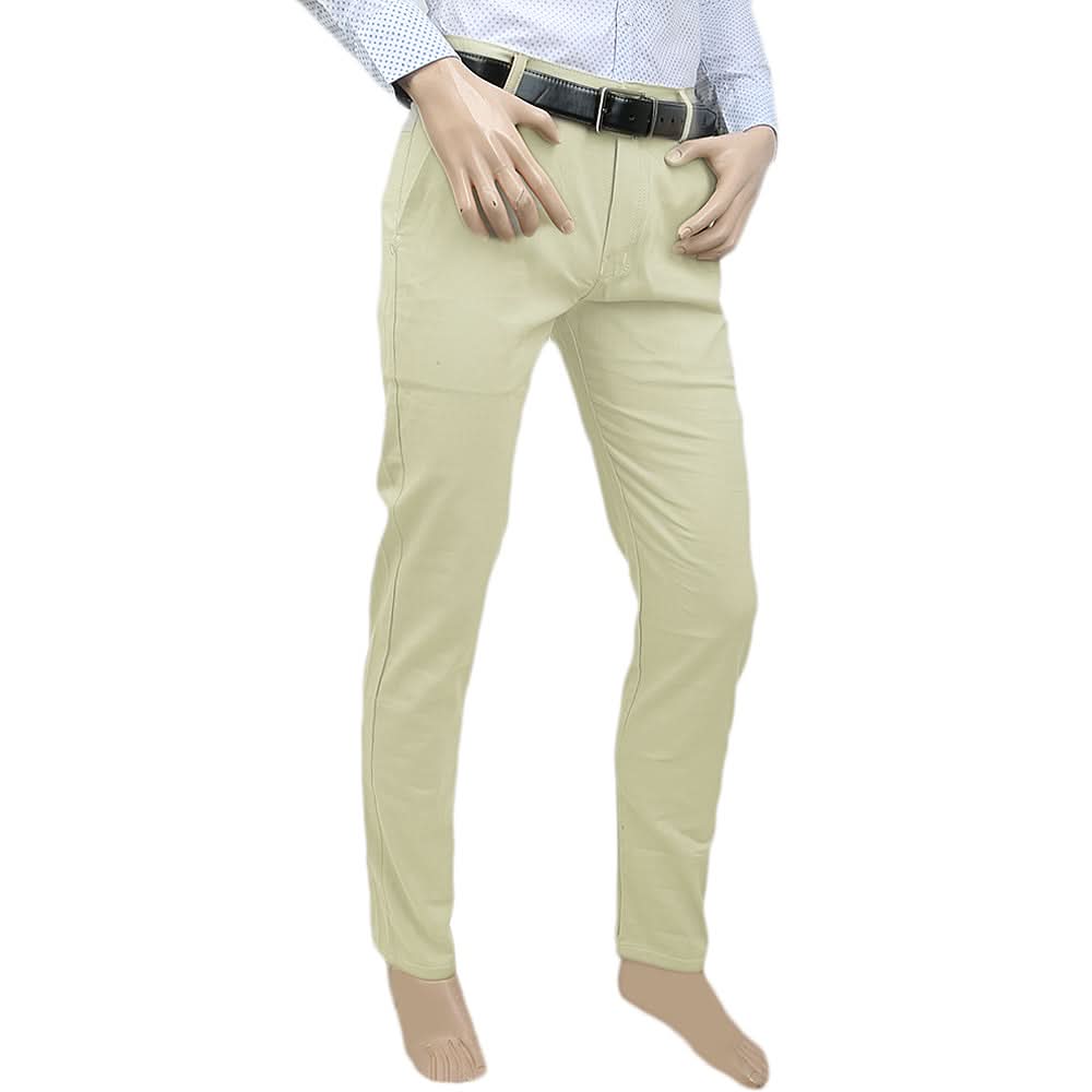 Men's Cotton Chino Pant - Soft Beige, Men, Casual Pants And Jeans, Chase Value, Chase Value