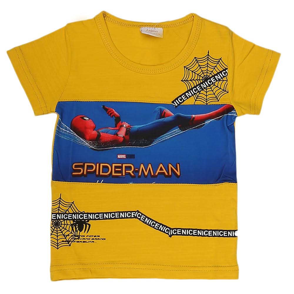 Boys Half Sleeves T-Shirt - Yellow, Kids, Boys T-Shirts, Chase Value, Chase Value