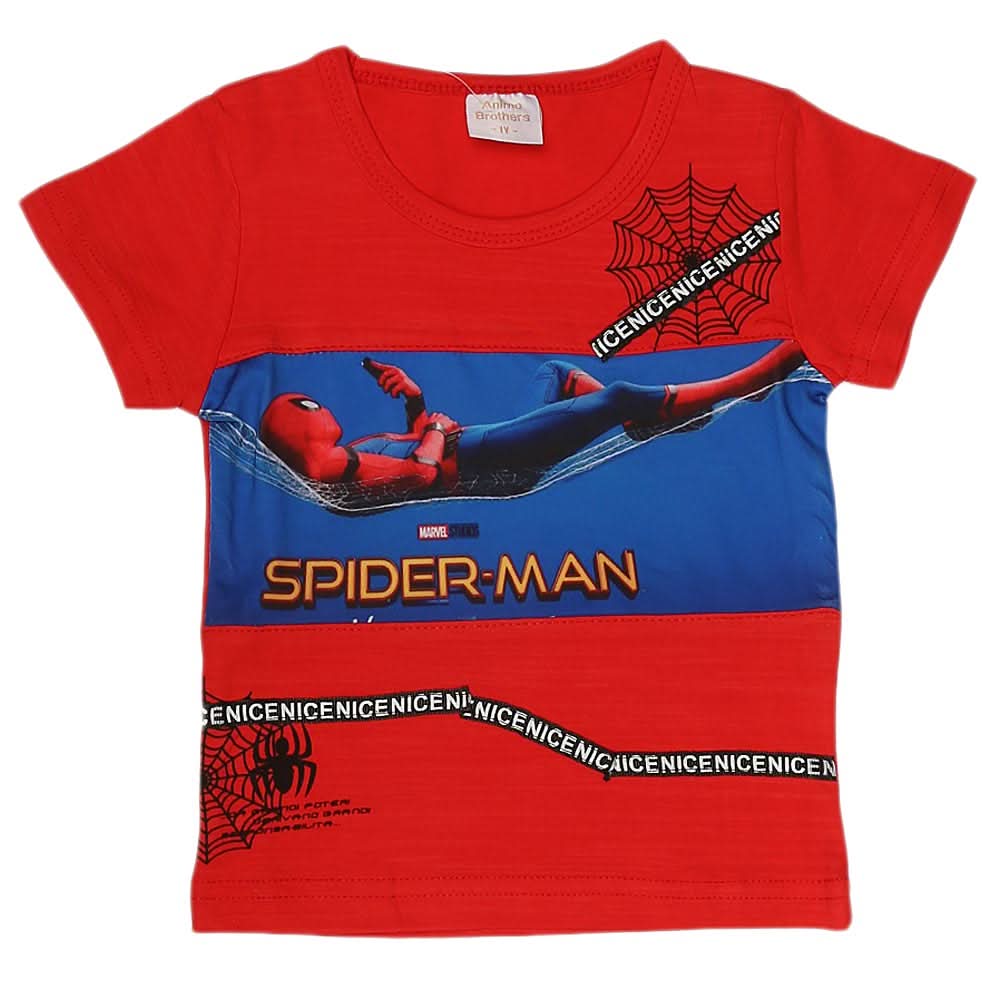 Boys Half Sleeves T-Shirt - Red, Kids, Boys T-Shirts, Chase Value, Chase Value