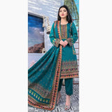 Five Star Classic Printed 3Pcs Unstitched Suit - 5, Women, 3Pcs Shalwar Suit, Chase Value, Chase Value