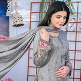 Five Star Classic Printed 3Pcs Unstitched Suit - 10, Women, 3Pcs Shalwar Suit, Chase Value, Chase Value