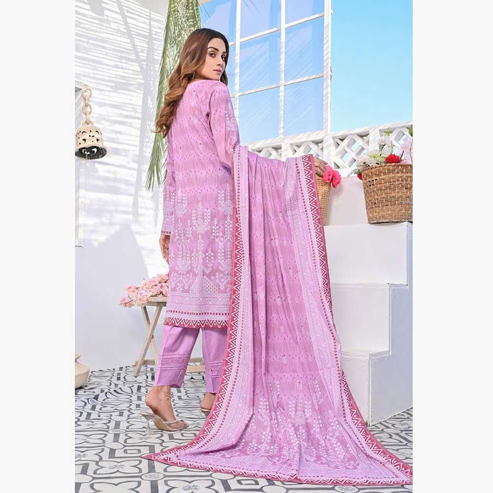 Five Star Classic Printed 3Pcs Unstitched Suit - 12, Women, 3Pcs Shalwar Suit, Chase Value, Chase Value