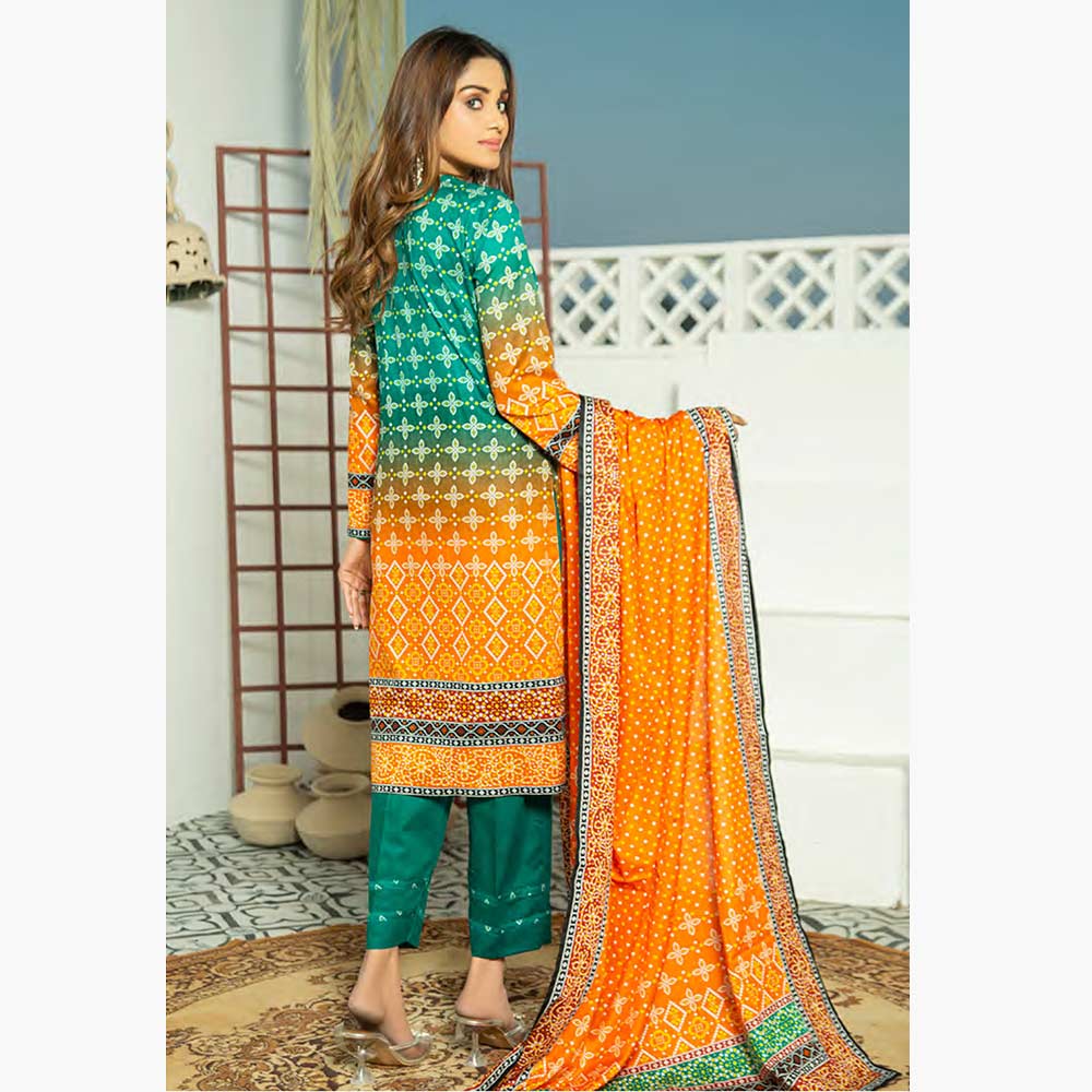 Five Star Classic Printed 3Pcs Unstitched Suit - 20, Women, 3Pcs Shalwar Suit, Chase Value, Chase Value