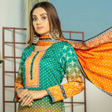 Five Star Classic Printed 3Pcs Unstitched Suit - 20, Women, 3Pcs Shalwar Suit, Chase Value, Chase Value