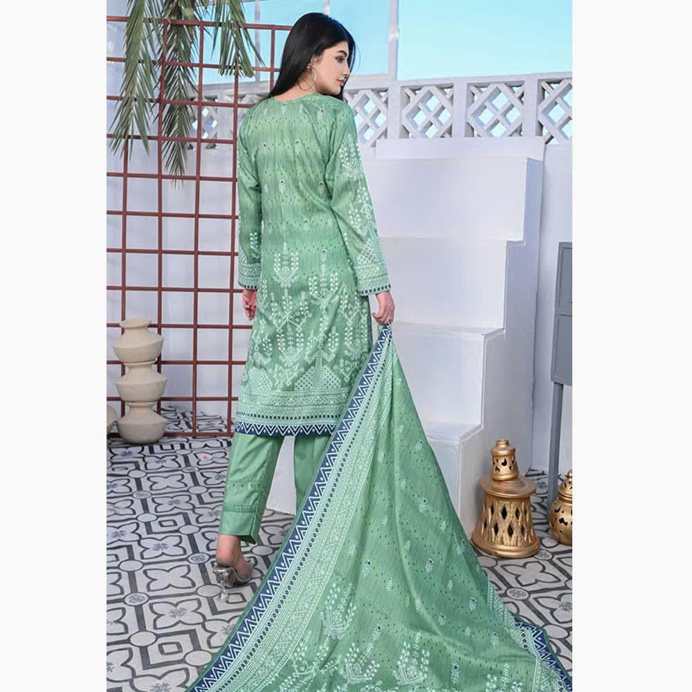 Five Star Classic Printed 3Pcs Unstitched Suit - 3, Women, 3Pcs Shalwar Suit, Chase Value, Chase Value